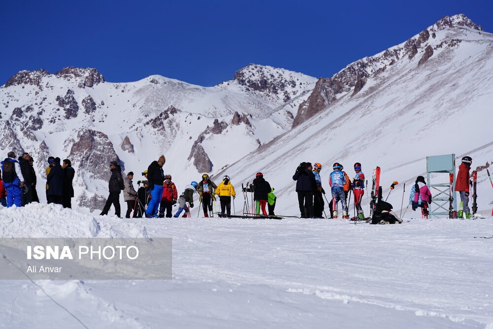 تصاویر: مسابقات ملی اسکی آلپاین - سرعین
