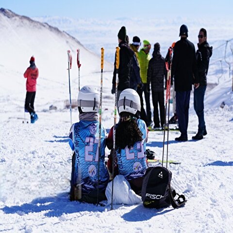 تصاویر: مسابقات ملی اسکی آلپاین - سرعین