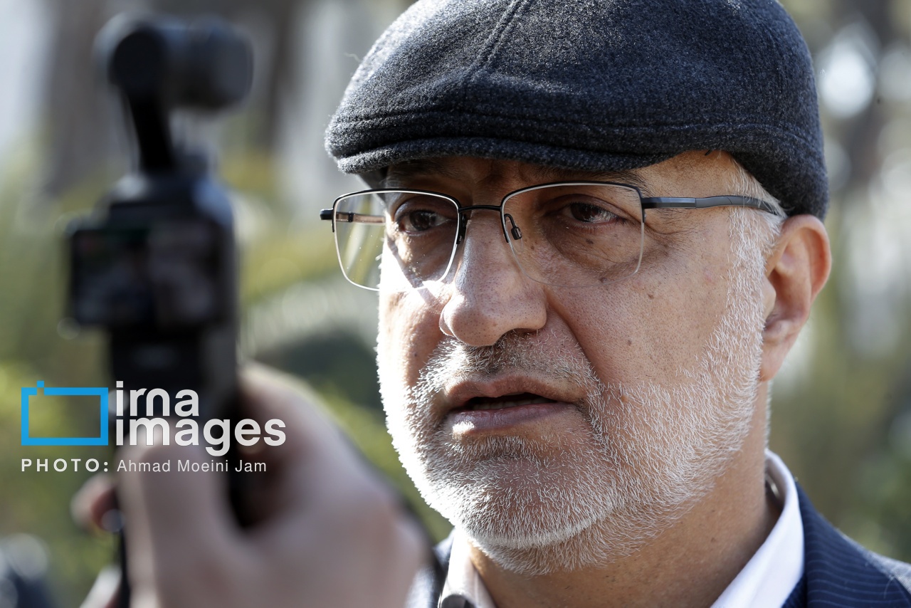 تصاویر: اعضای هیأت دولت در جمع خبرنگاران