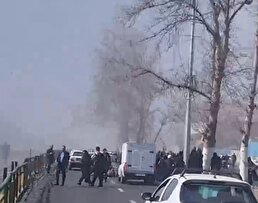 ببینید/ تصاویر منتشر شده توسط تسنیم از حمله رژیم صهیونی و آمریکا به منطقه‌ای در نزدیکی برج آزادی