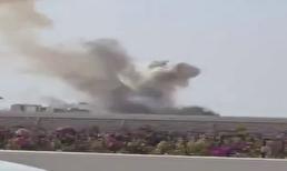 ببینید / بندر زاید در ابوظبی پس از اصابت موشک‌های ایرانی