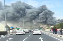 ببینید / ویدئویی از حجم گسترده آتش سوزی در پایگاه نظامیان آمریکایی در قطر پس از حملات ایران