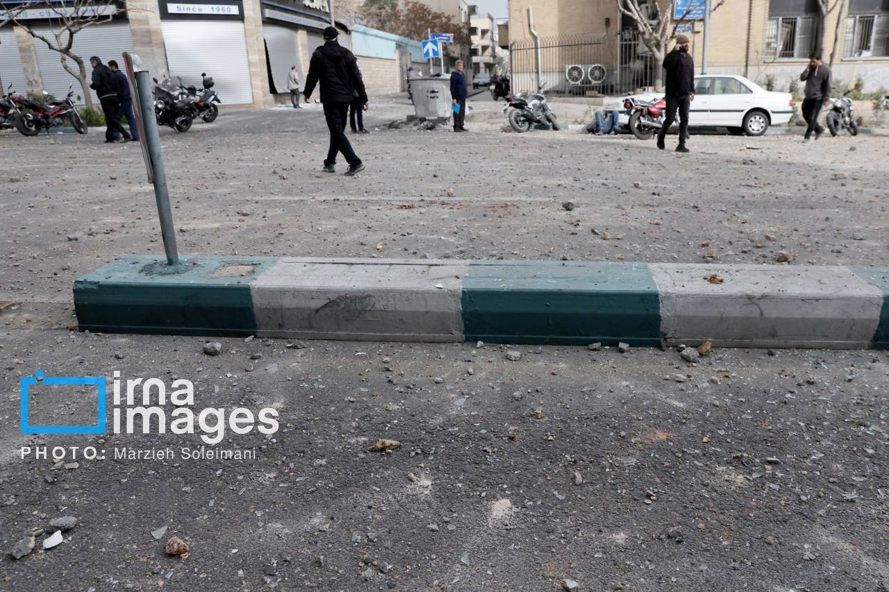 تصاویر ایرنا از تخریب برخی ساختمانهای خیابان سپهبد قرنی