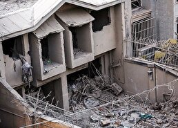 ببینید / خسارت شدید به منازل مسکونی و‌ مغازه‌های مردم در میدان انقلاب تهران