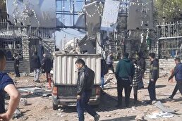 ببینید/ گزارش صداوسیما از حمله به ساختمان شهرداری منطقه ۱۸