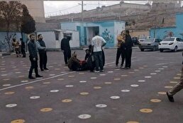 ببینید / تصاویر دوربین مداربسته از حمله در نزدیک به مدرسه پسرانه قزوین و شهادت یک نوجوان