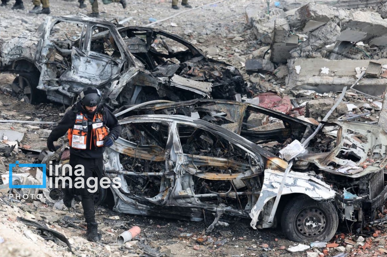 تصاویر: وضعیت اسرائیل بعد از اصابت موشک‌های ایرانی