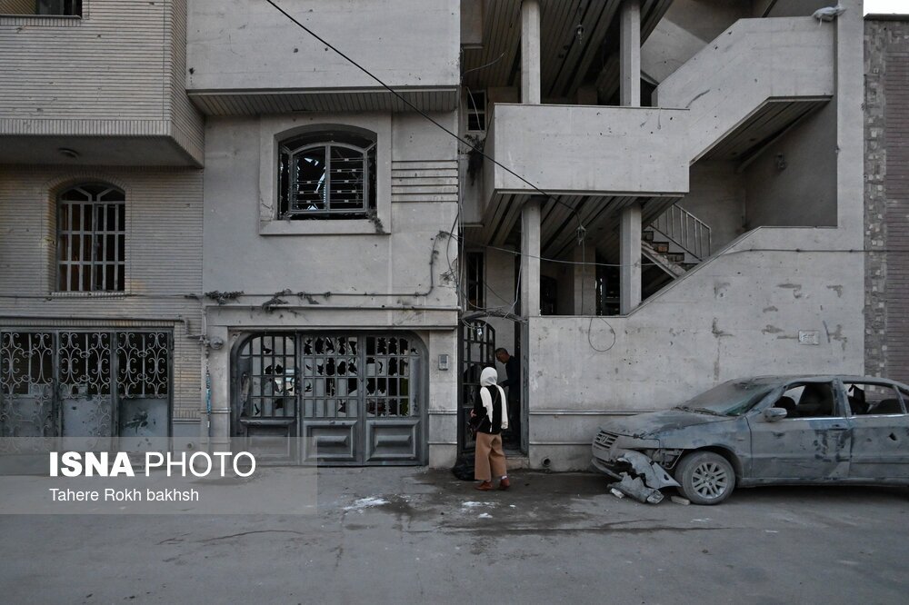 تصاویر: خسارات ناشی از حمله هوایی آمریکا و رژیم صهیونیستی به شیراز / ۱۵ اسفند ۱۴۰۴
