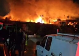 ویدیویی از اصابت موشک ایران در مرکز اسرائیل