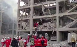 ببینید / هدف قرار گرفتن منزل مسکونی توسط دشمن در محدوده رسالت تهران