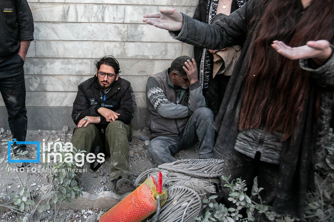 تصاویر ایرنا از حمله هوایی به منازل مسکونی در تهران