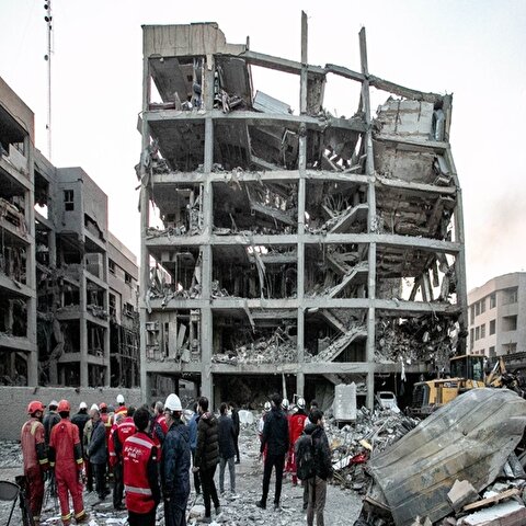 تصاویر ایرنا از حمله هوایی به منازل مسکونی در تهران