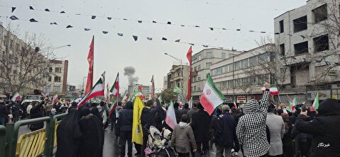 تصاویر/ حملات هوایی آمریکا و اسرائیل در نزدیکی مسیرهای راهپیمایی روز قدس