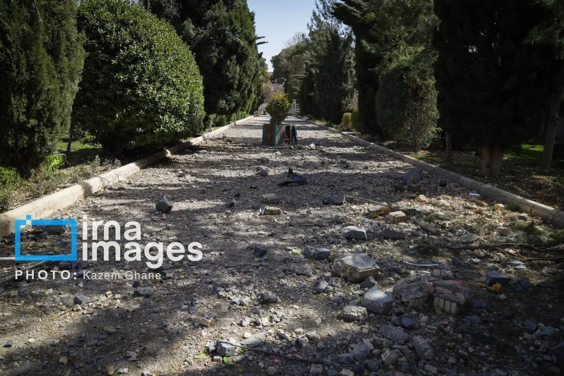 تصاویر ایرنا از آسیب آثار تاریخی اصفهان در جنگ