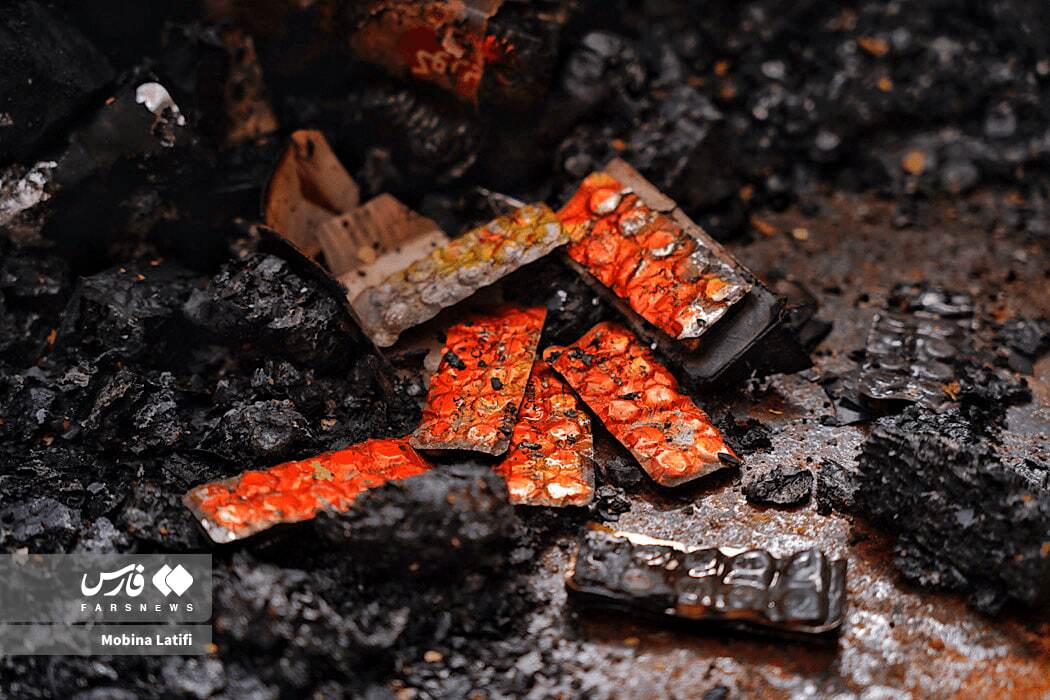 تصاویر: حمله موشکی به انبار ذخیره دارو و شیرخشک در همدان