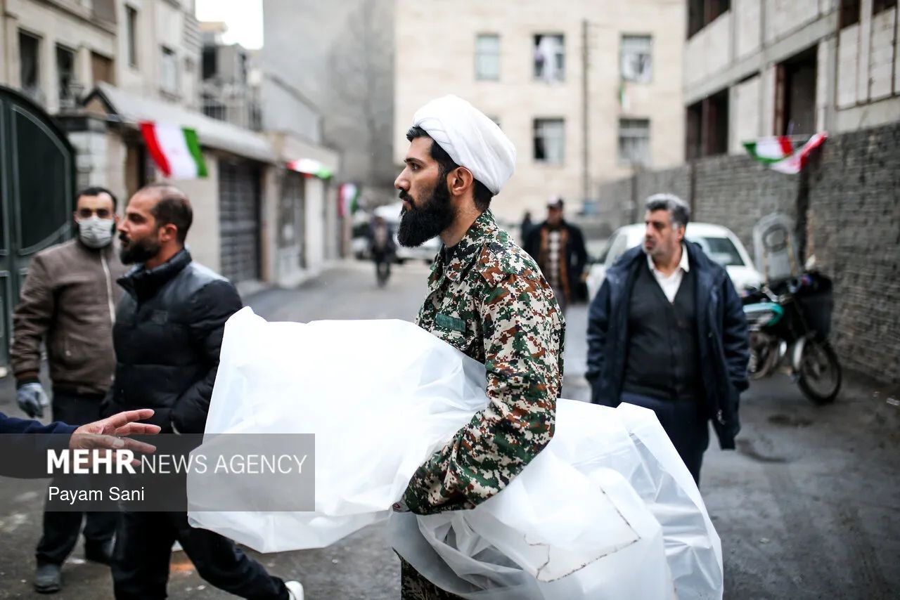 تصاویر مهر از حملات هوایی به محله بریانک تهران