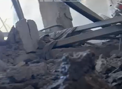 ببینید/  ویدئویی منتشره از خسارات حملات موشکی تلافی جویانه امروز ایران به اسرائیل