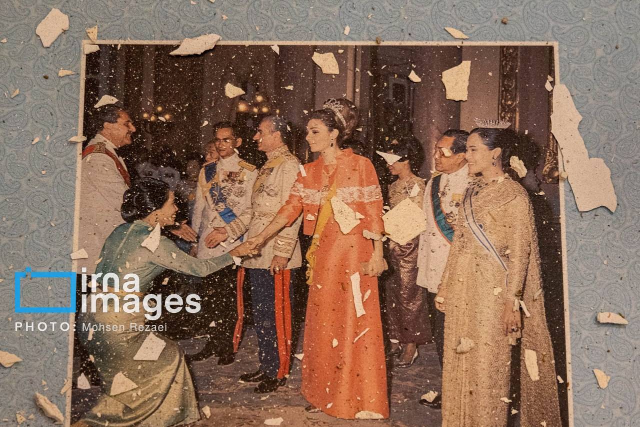 تصاویر ایرنا از ترکش‌های بمباران هوایی تهران به کاخ سعدآباد