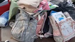 ببینید / کولۀ خون‌آلود دانش آموزان میناب