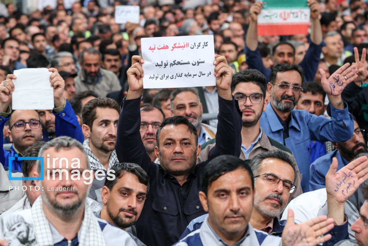 تصاویر: دیدار کارگران سراسر کشور با رهبر انقلاب