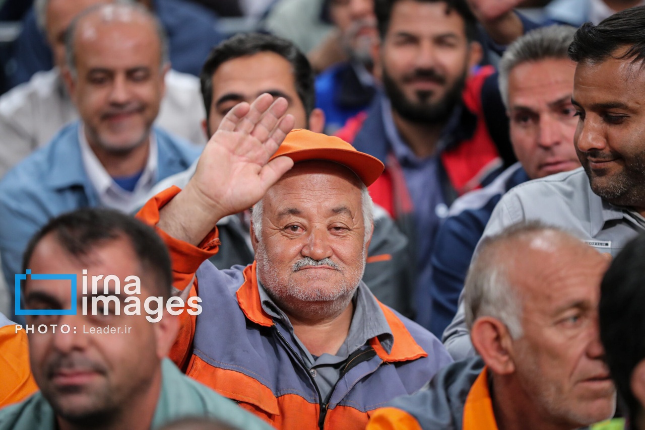 تصاویر: دیدار کارگران سراسر کشور با رهبر انقلاب