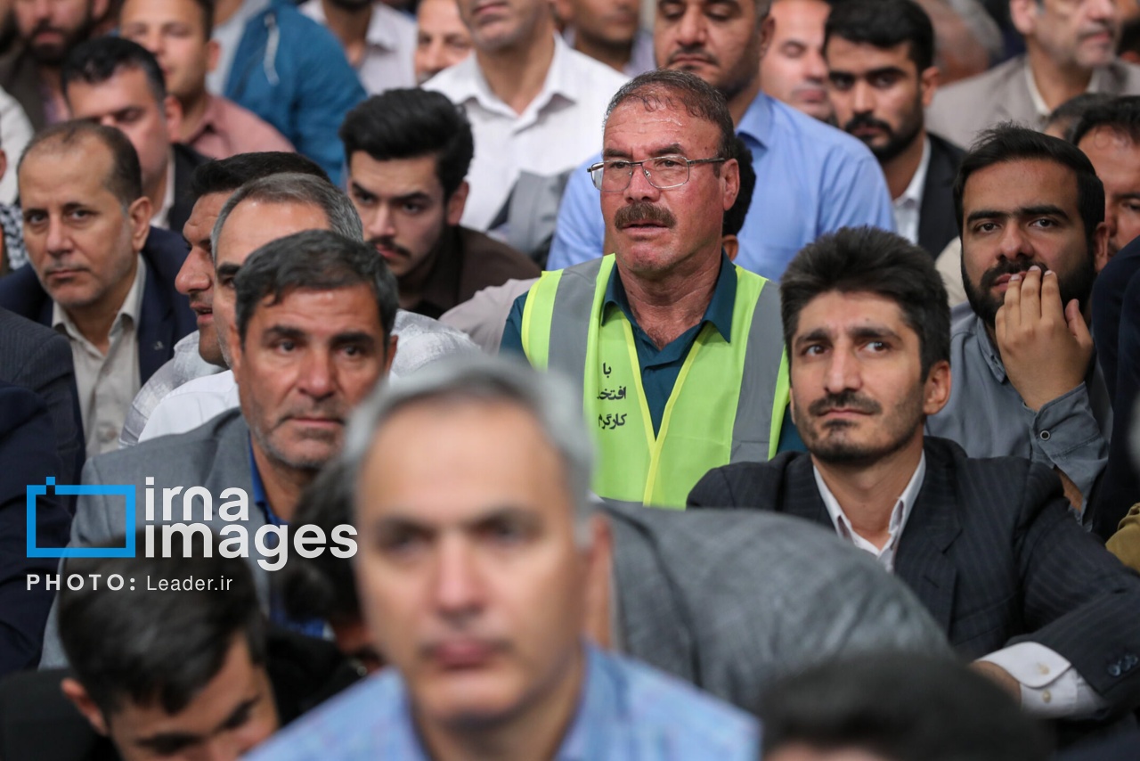 تصاویر: دیدار کارگران سراسر کشور با رهبر انقلاب
