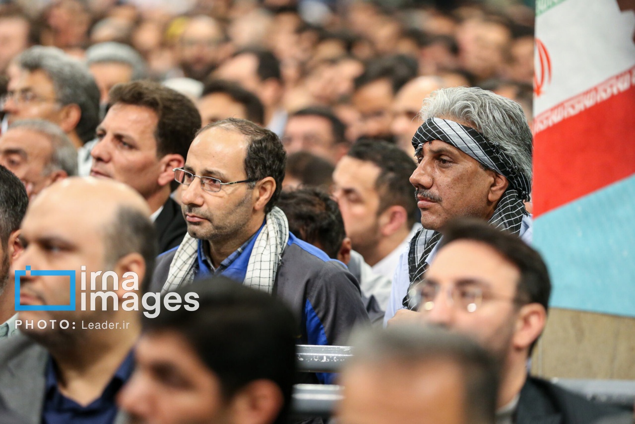 تصاویر: دیدار کارگران سراسر کشور با رهبر انقلاب