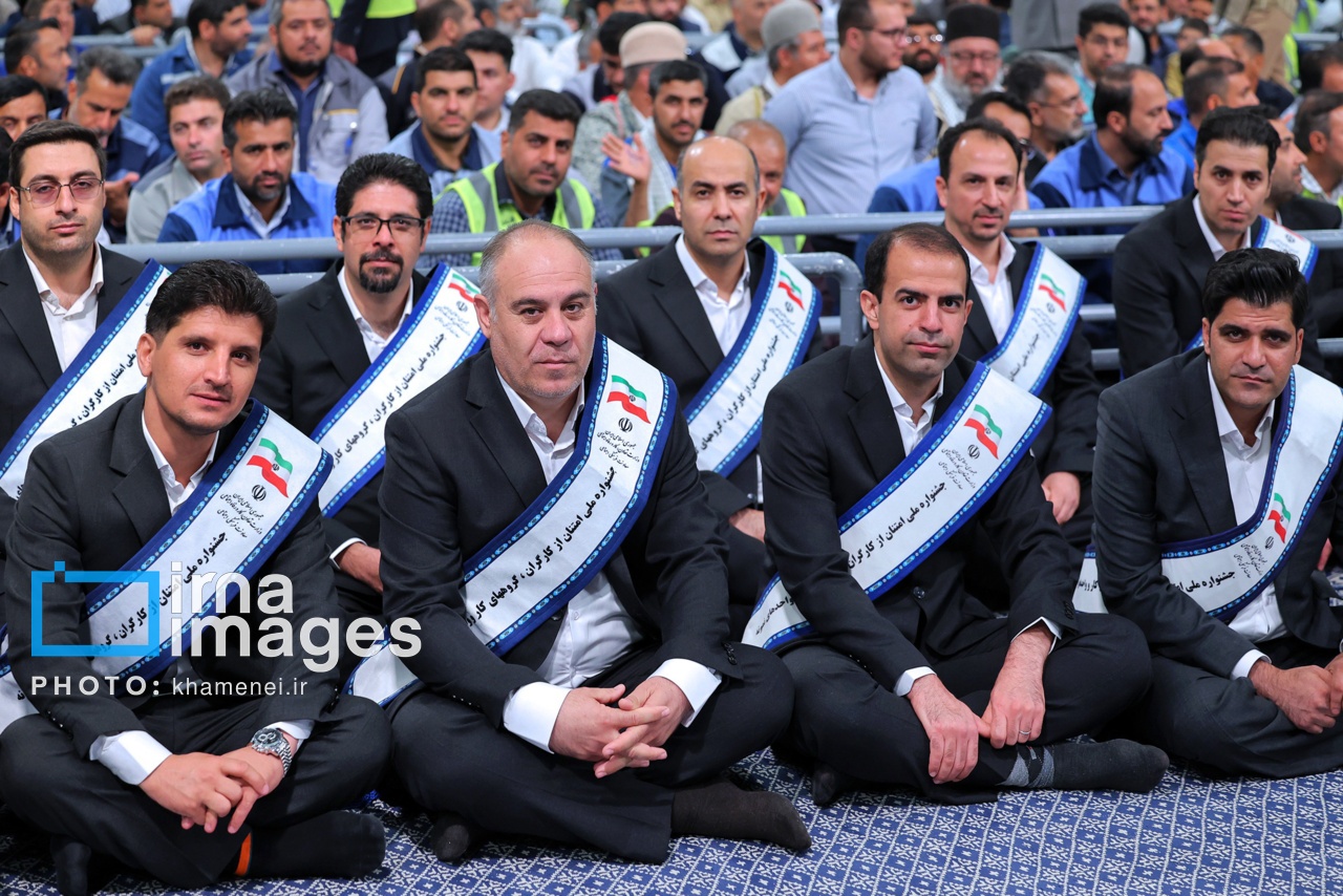 تصاویر: دیدار کارگران سراسر کشور با رهبر انقلاب