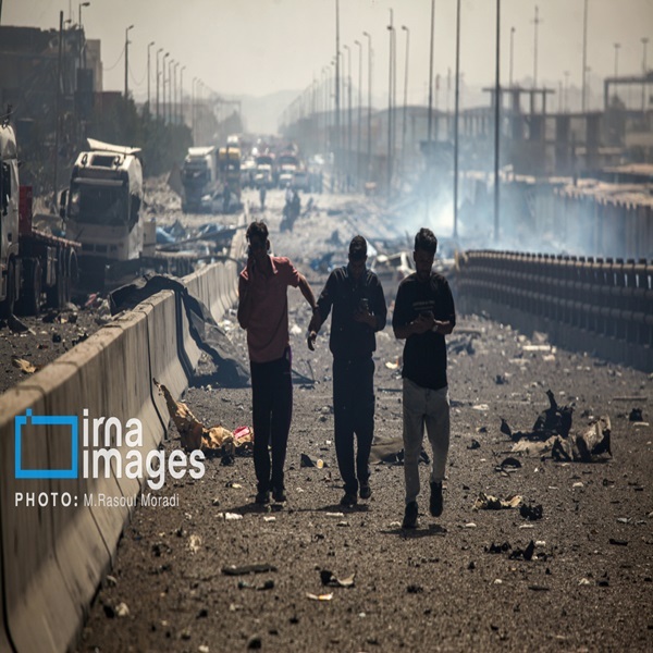 تصاویر: انفجار در «اسکله شهید رجایی»