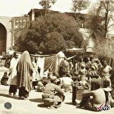 عکس/ ۱۳۰۶؛ دستفروشی در بازار اصفهان