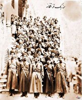 عکس/ دسته موزیک قزاقخانه در دوران قاجار