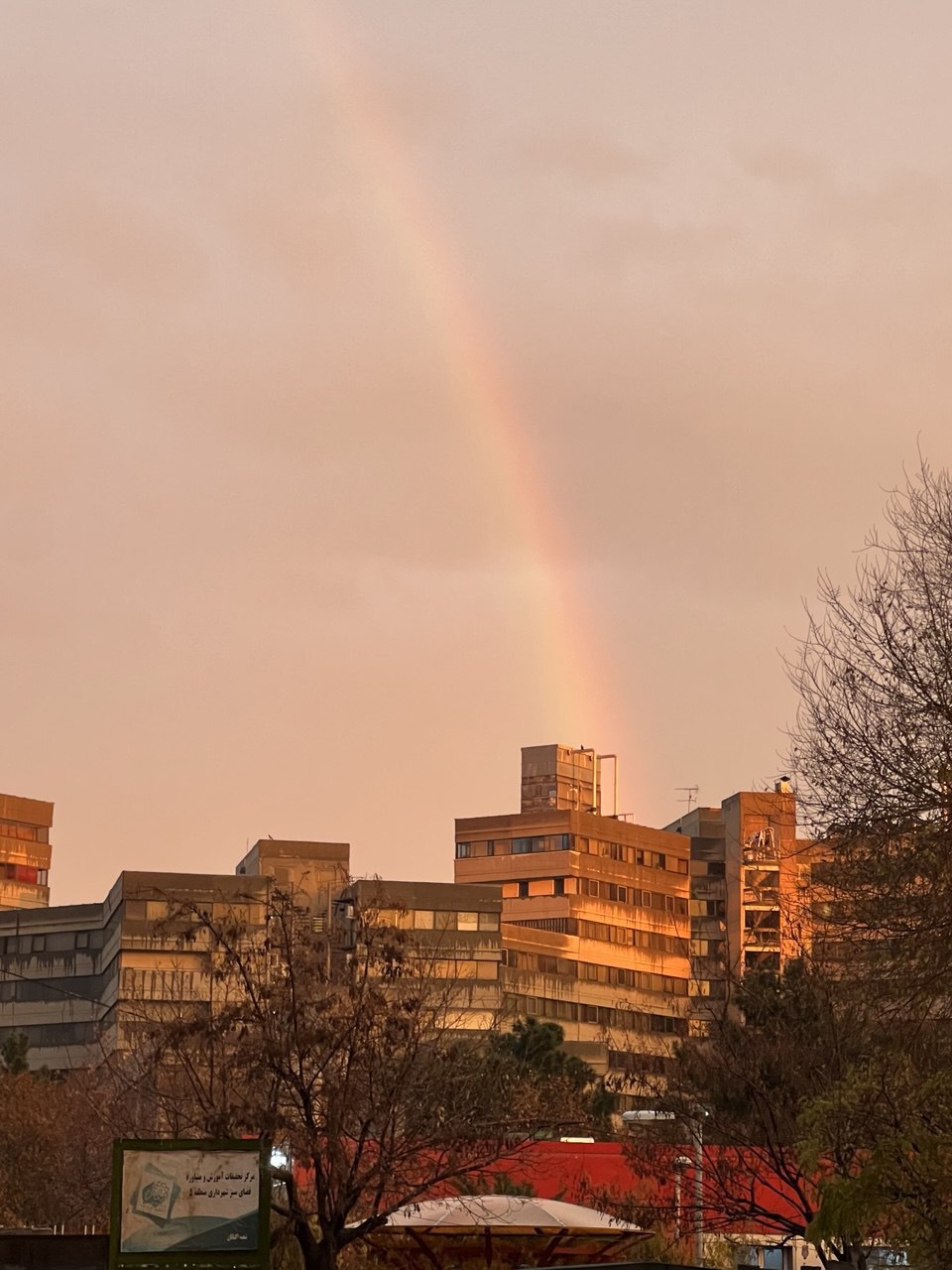 عکس / تهران رنگین‌کمانی شد