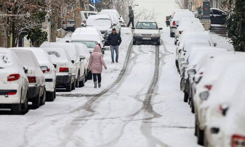 شمال و شرق تهران سفیدپوش شد