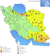 صدور هشدار نارنجی هواشناسی برای ۵ استان مازندران، گلستان، سمنان، سیستان و بلوچستان و هرمزگان / احتمال قطع برق، سیلابی شدن مسیل‌ها، و طغیان رودخانه‌ها وجود دارد