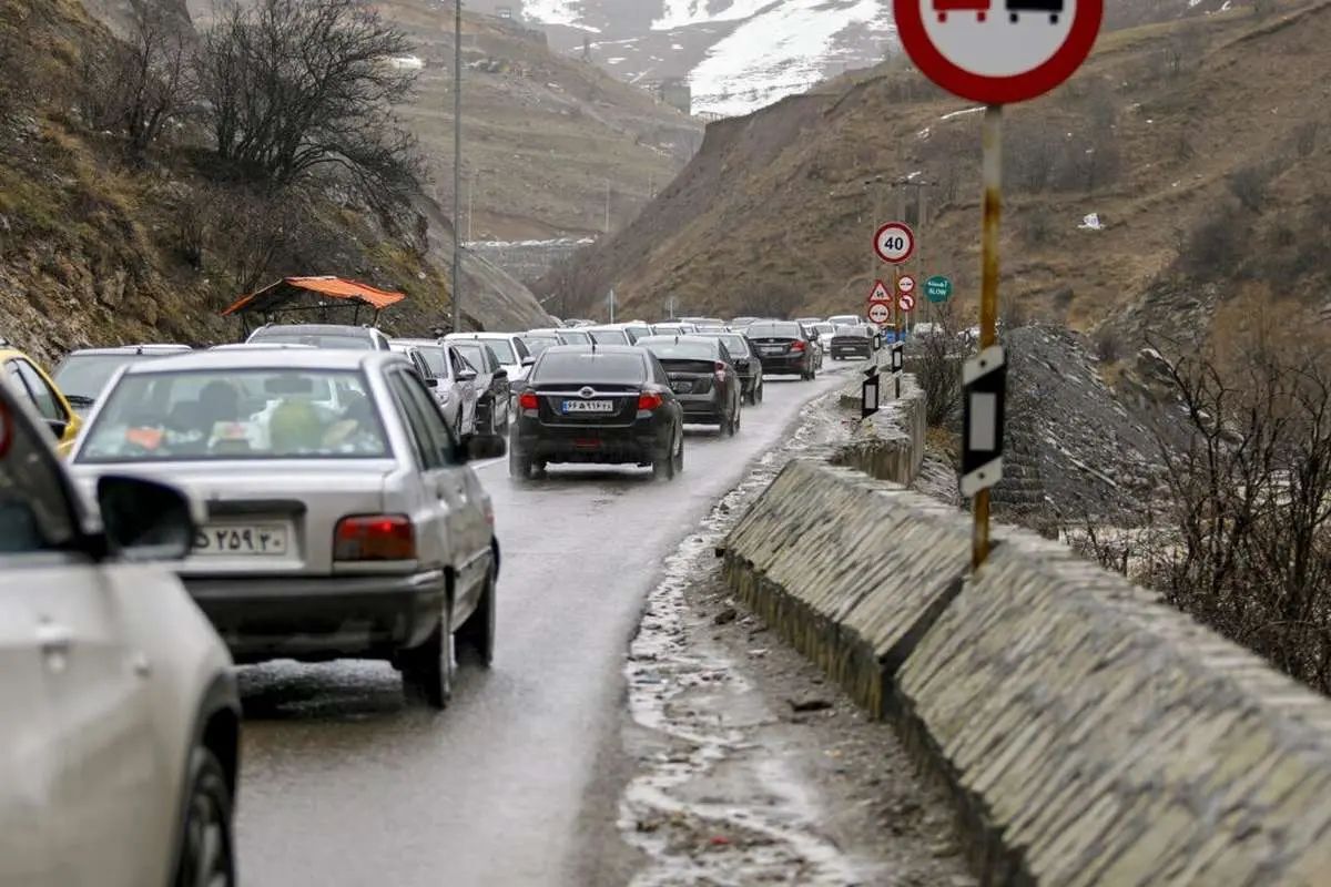 مرکز مدیریت راه‌های مازندران: جاده چالوس یک‌طرفه شد