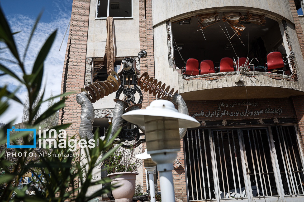 تصاویر: آثار حملات هوایی به دانشگاه شهید بهشتی ایران