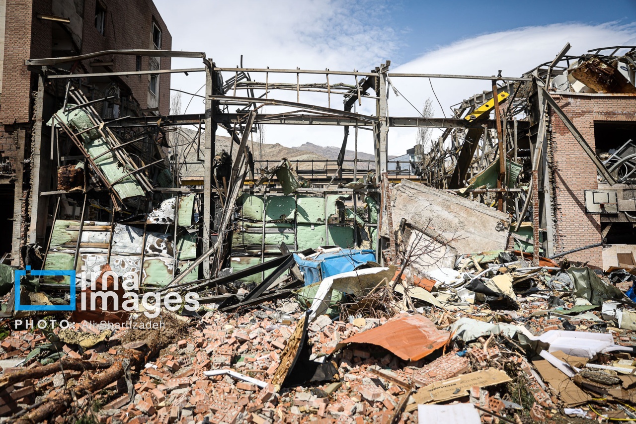 تصاویر: آثار حملات هوایی به دانشگاه شهید بهشتی ایران
