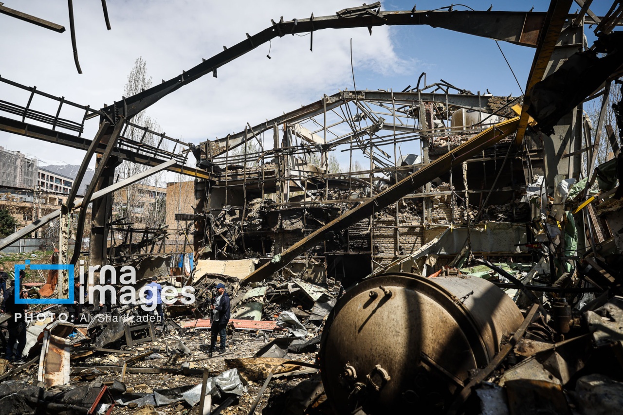 تصاویر: آثار حملات هوایی به دانشگاه شهید بهشتی ایران