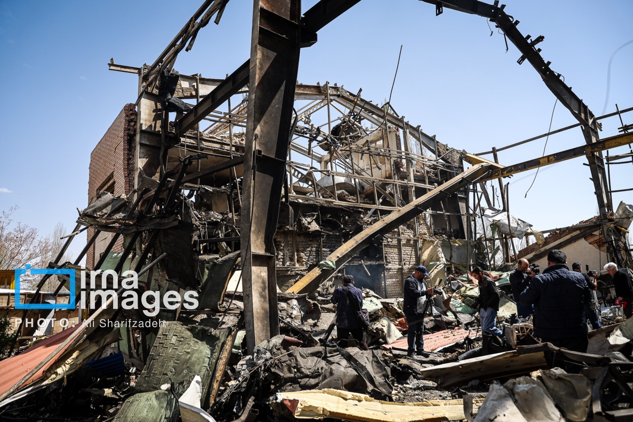 تصاویر: آثار حملات هوایی به دانشگاه شهید بهشتی ایران