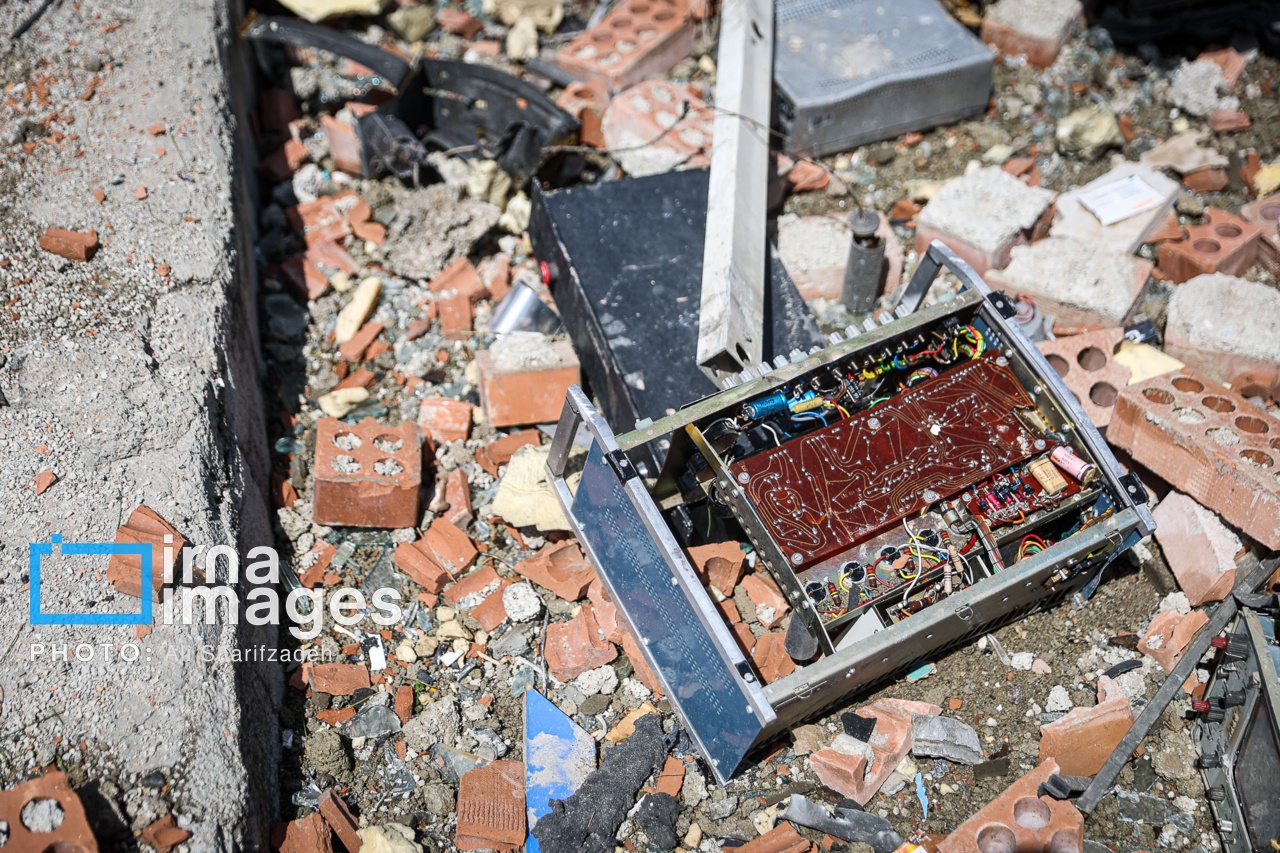 تصاویر: آثار حملات هوایی به دانشگاه شهید بهشتی ایران