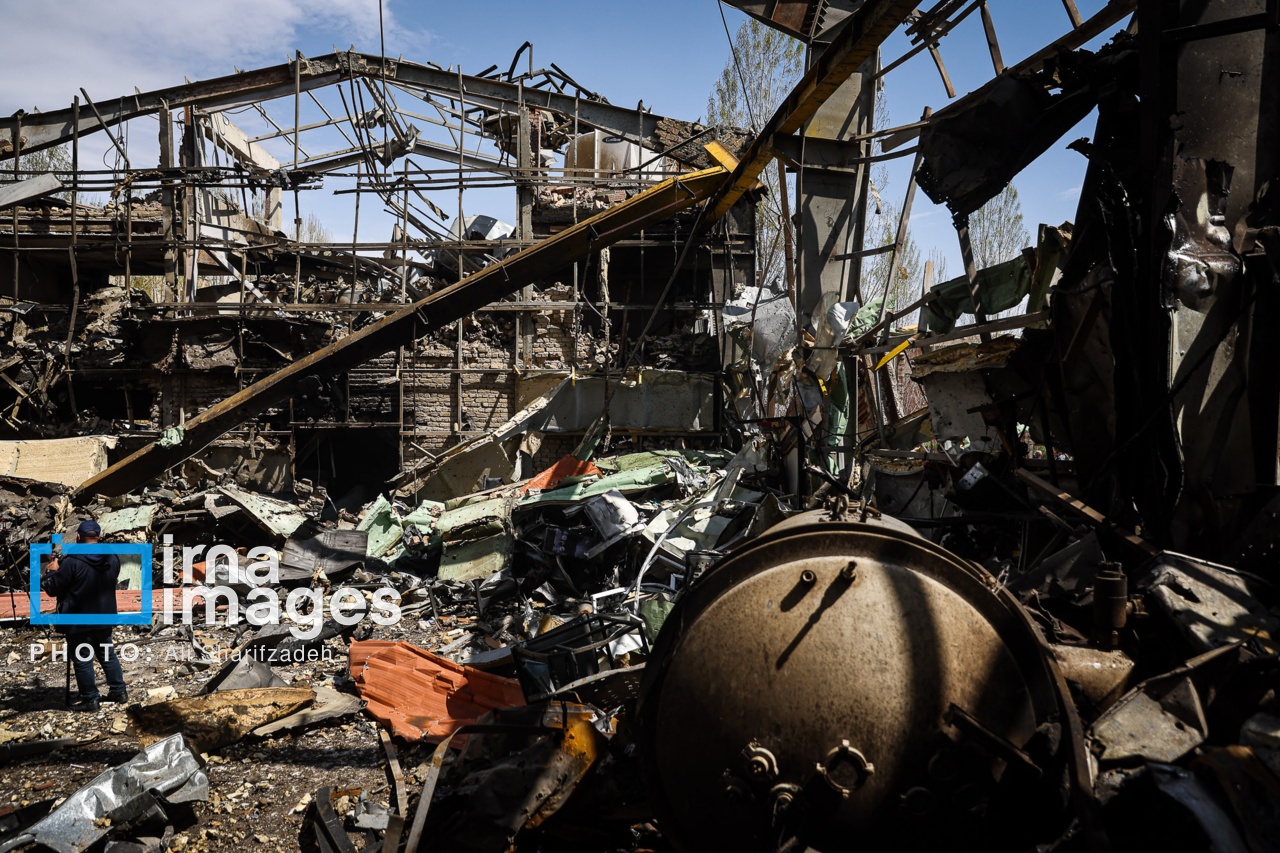 تصاویر: آثار حملات هوایی به دانشگاه شهید بهشتی ایران
