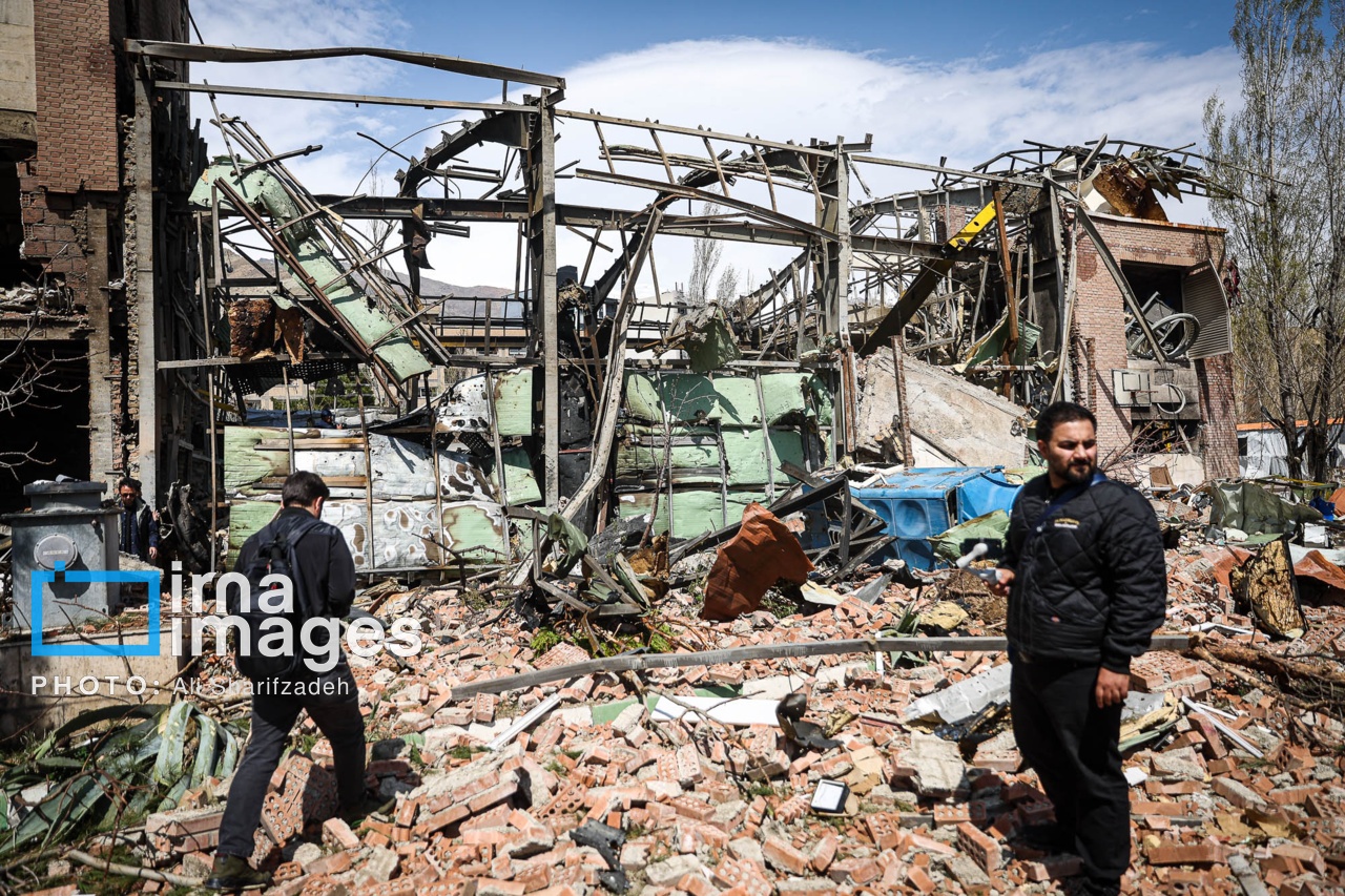 تصاویر: آثار حملات هوایی به دانشگاه شهید بهشتی ایران