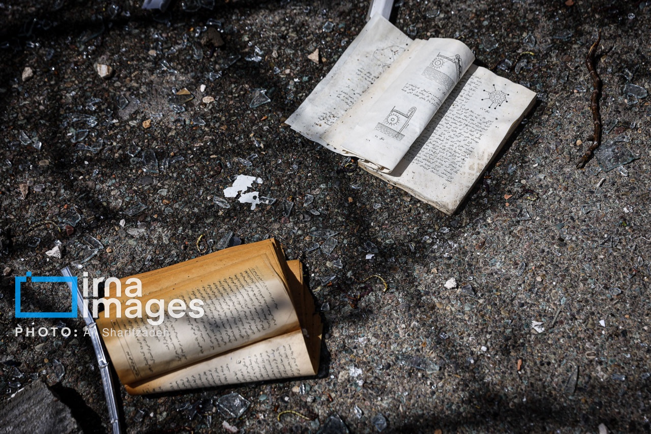 تصاویر: آثار حملات هوایی به دانشگاه شهید بهشتی ایران