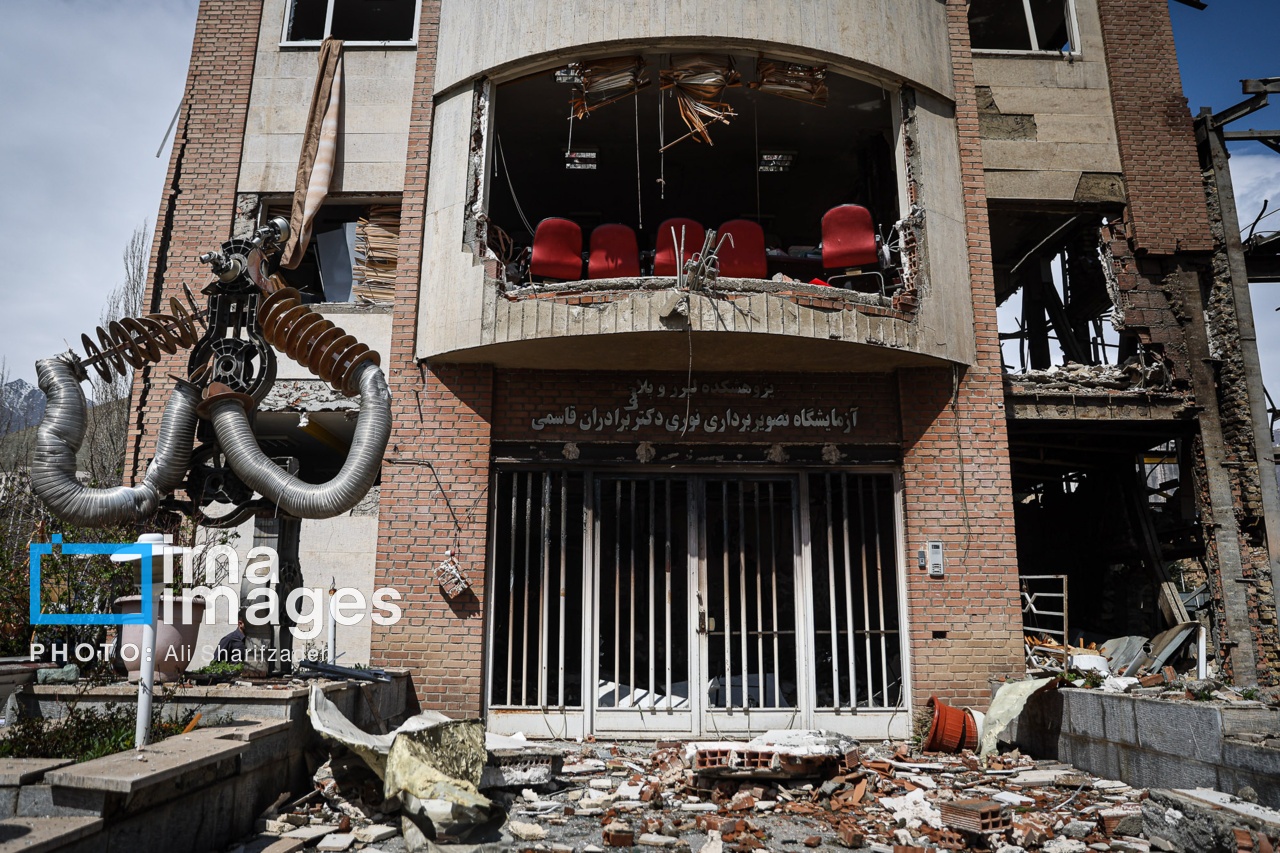 تصاویر: آثار حملات هوایی به دانشگاه شهید بهشتی ایران