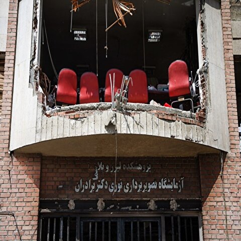 تصاویر: آثار حملات هوایی به دانشگاه شهید بهشتی ایران