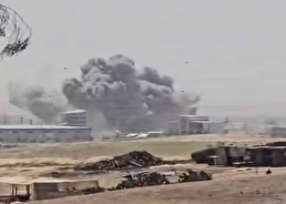 ببینید / لحظه اصابت موشک به بئرالسبع در جنوب اراضی اشغالی