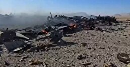 ببینید/ فیلم جدید از لاشه در حال سوختن هواپیماهای آمریکایی