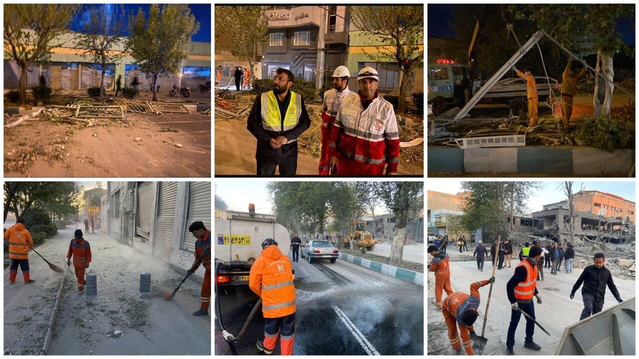 شهرداری منطقه ۹ تهران درباره حمله به دانشگاه شریف: این تهاجم رأس ساعت سه بامداد انجام شد و پست گاز واقع در منطقه ۹ مورد اصابت قرار گرفت/ محور آزادی و ایستگاه سامانه اتوبوس‌های تندرو که به علت آوار و ترکش‌ها مسدود شده بود، بازگشایی شد