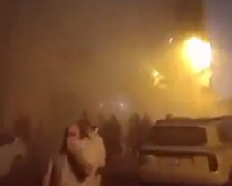 ویدیو / اصابت اشتباهی موشک پاتریوت به یک خانه در بحرین