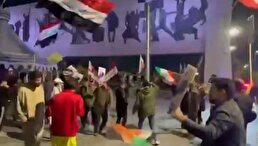 ببینید/ خوشحالی مردم عراق از آتش‌بس میان ایران و آمریکا